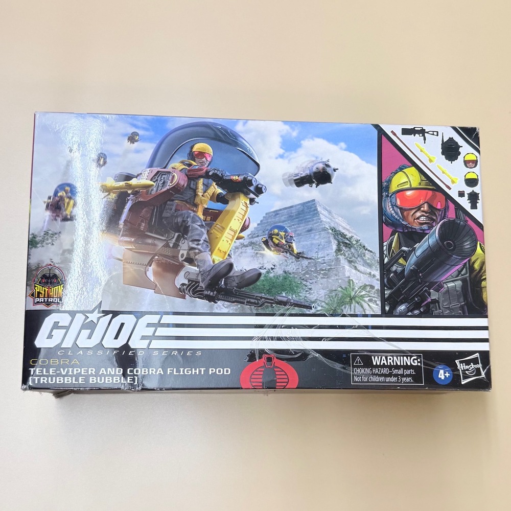GI Joe Classified Python Patrol Tele-Viper Cobra Flight Pod Trubble Bubble F8395